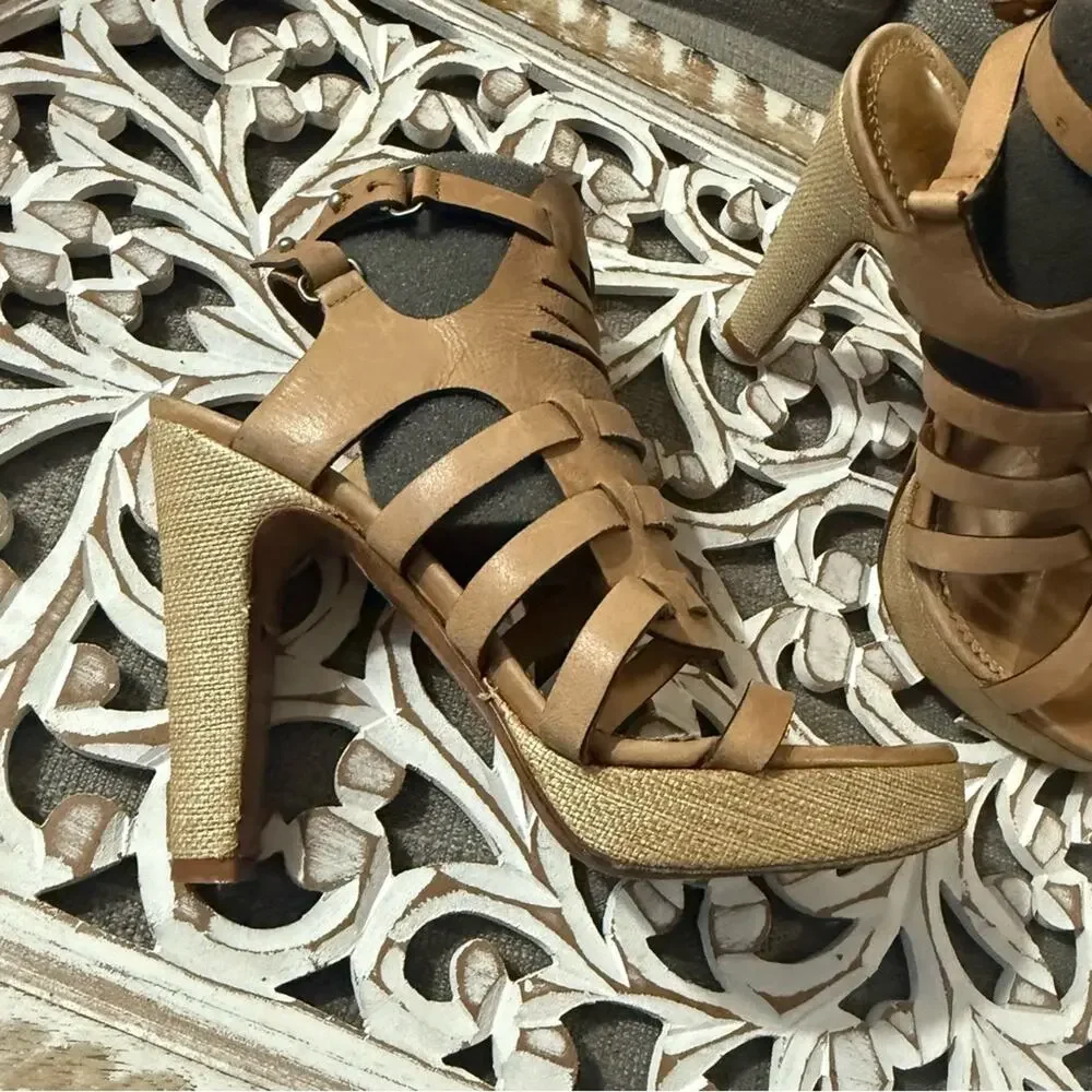 Rag & Bone Leather Heels Sandals Shoes Women’s 8.5 39